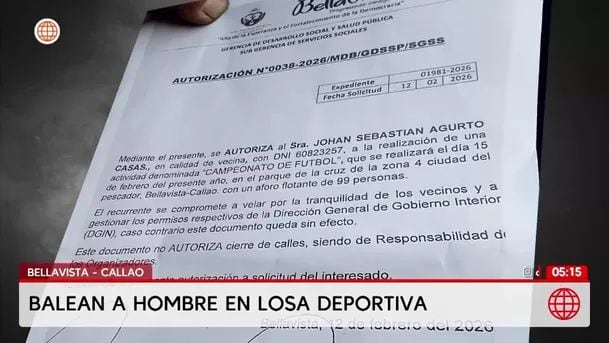 Evento contaba con la autorización del municipio del Bellavista. Foto: América Noticias