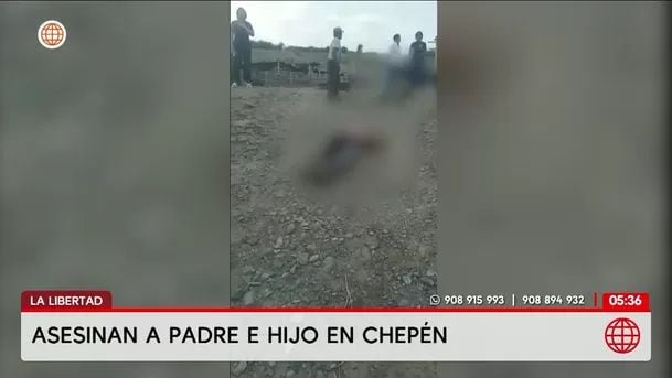 Asesinan a padre e hijo en establo de Chepén. Foto: América noticias