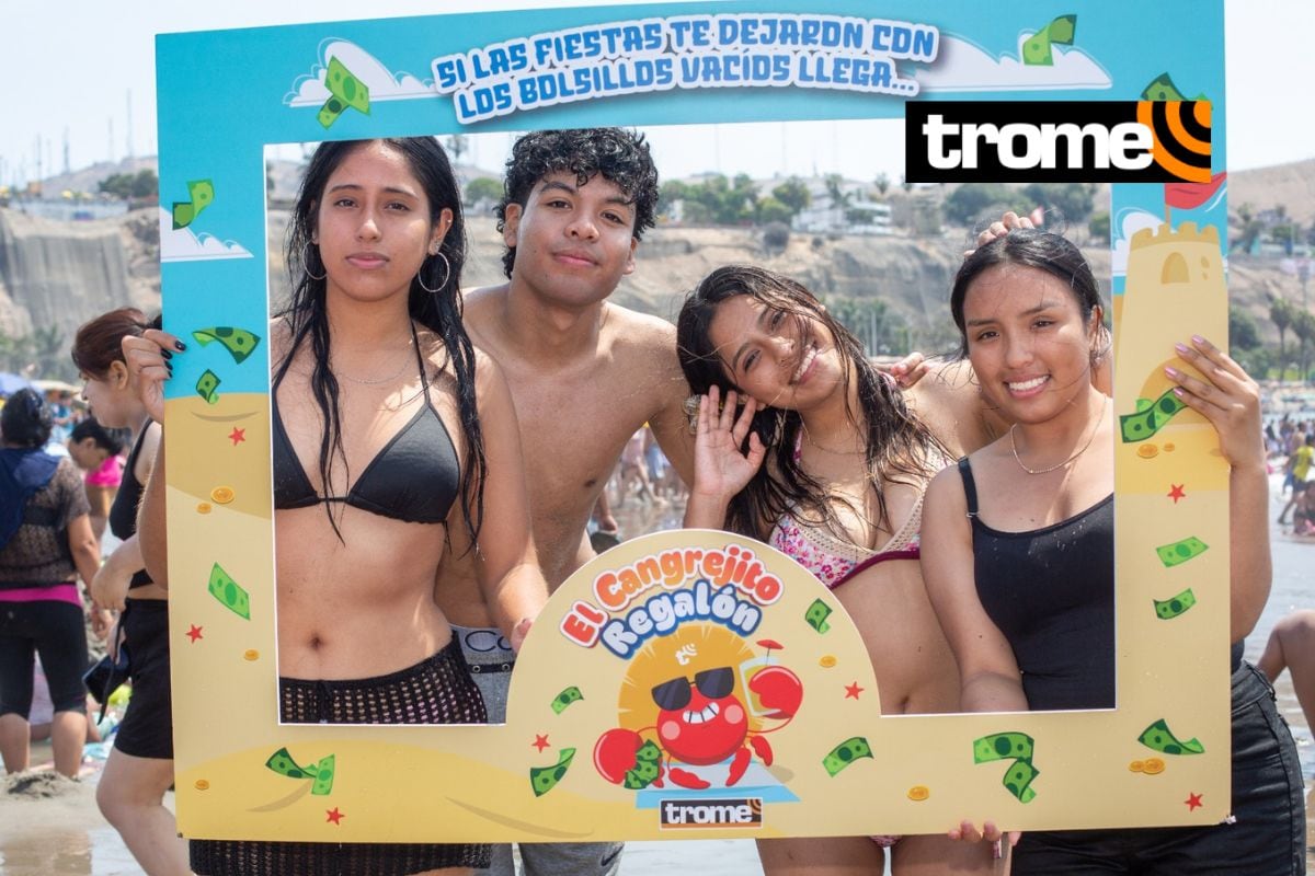 Jóvenes se anotan a la promo millonaria de Trome. Foto: Fernando Sangama/Exclusivo Trome.