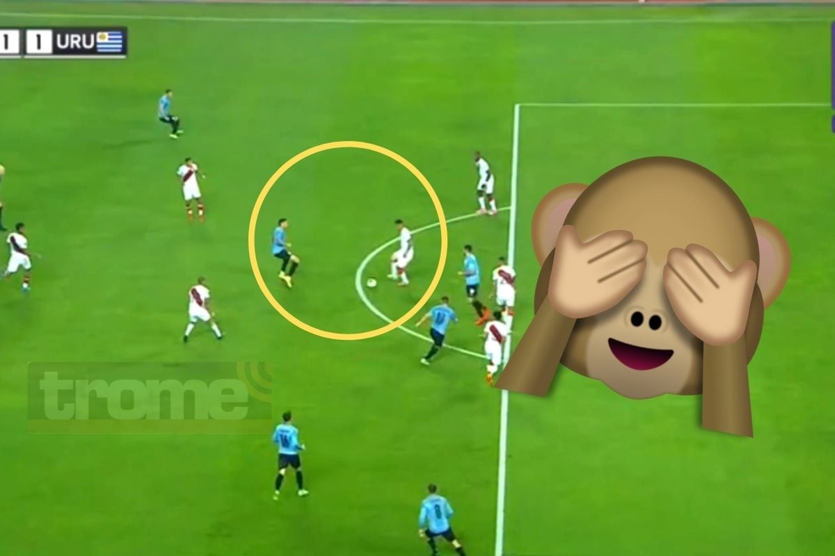 Perú vs Uruguay: Este terrible error de Santamaría le costó el 1-1 a Perú (Captura)