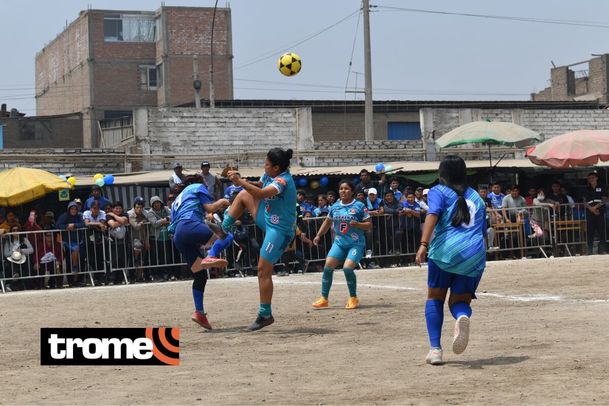 Comerciantes jugaron reñido partido en final del 'Mundialito' de Santa Anita