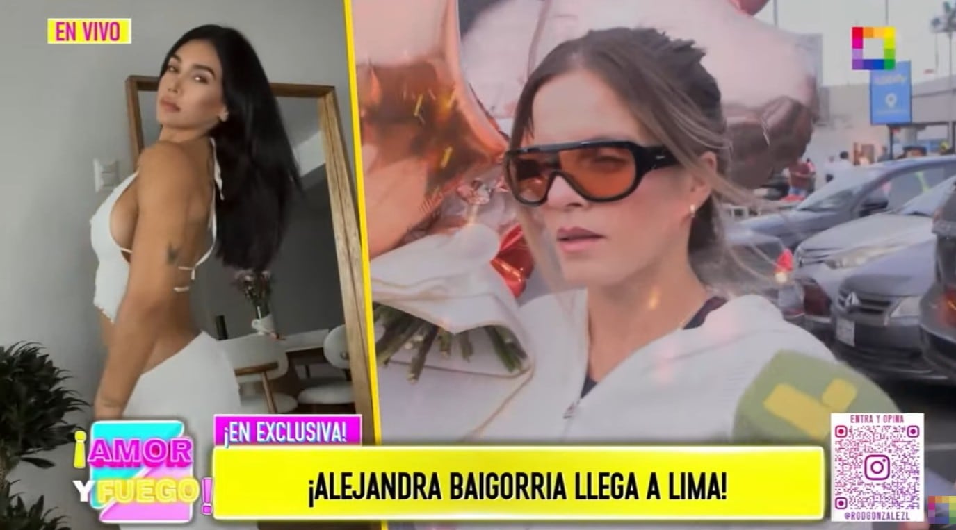 Alejandra habla de su amistad con Vania.