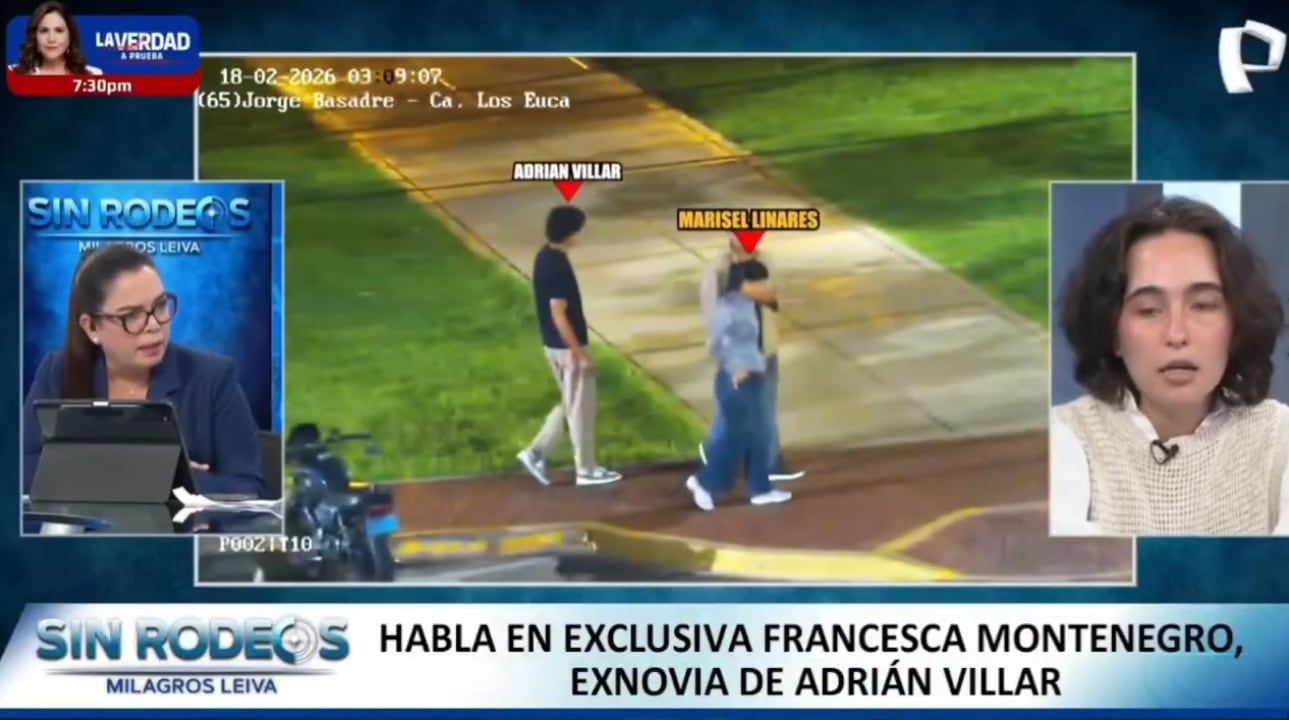 Según Francesca Montenegro, Adrián Villar no le dijo que había atropellado a una persona, sino a un scooter.