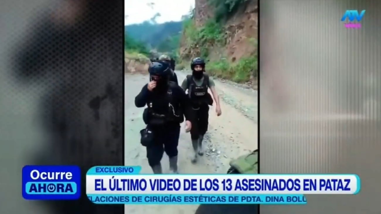 Trabajadores que brindaban seguridad usaban chalecos antibalas, casco, pasamontañas y algunas armas de fuego.