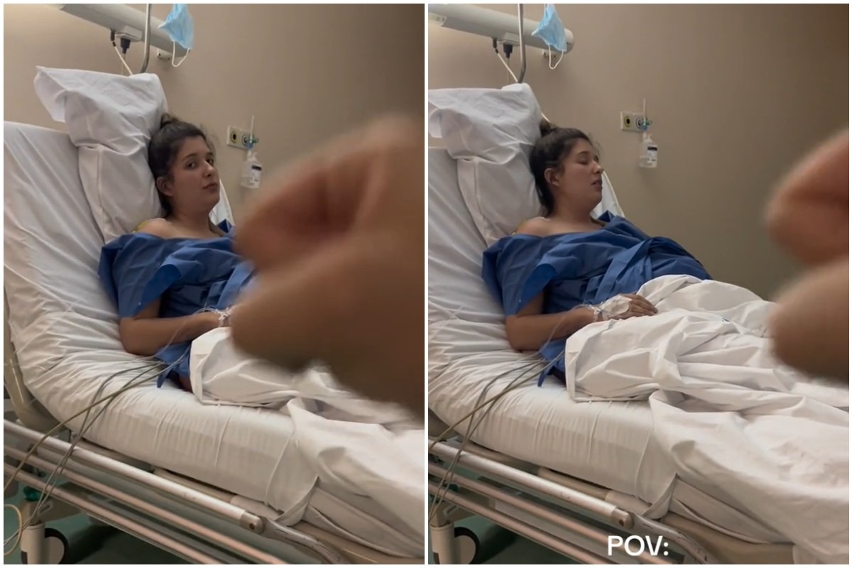 HISTORIA VIRAL | Hombre ‘alienta’ a su novia durante su parto como si estuviera en un partido de fútbol. (Foto: @thejorges / TikTok)