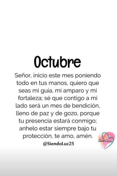 Tula Rodríguez y su mensaje en Instagram