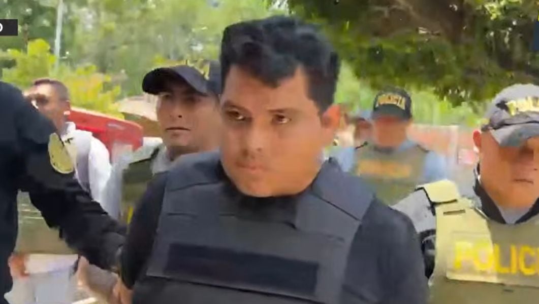 Joyce Bereche, propietario de la camioneta Hilux usada en el cuádruple asesinato en Trujillo, fue capturado en Yurimaguas. (RPP)