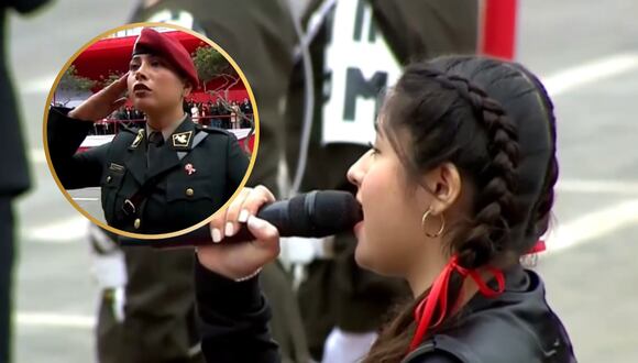 Himno Nacional en la Gran Parada Militar