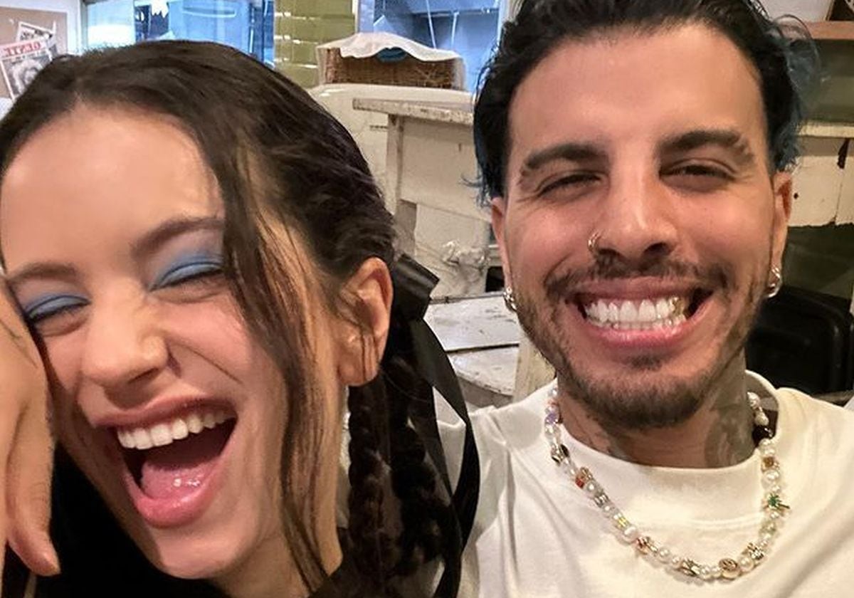La española y Rauw Alejandro son novios desde 2020 (Foto: Rosalía / Instagram)