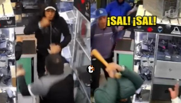 TROME | Comerciante fue brutalmente agredido con bates en galería de avenida Wilson. Video: ATV
