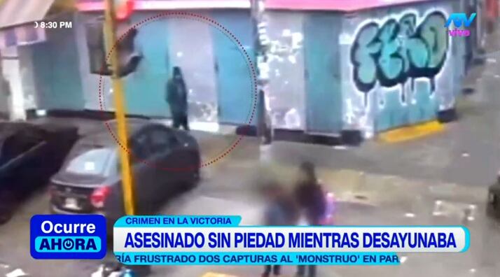 Sicario encapuchado mató a padre de familia en La Victoria.
