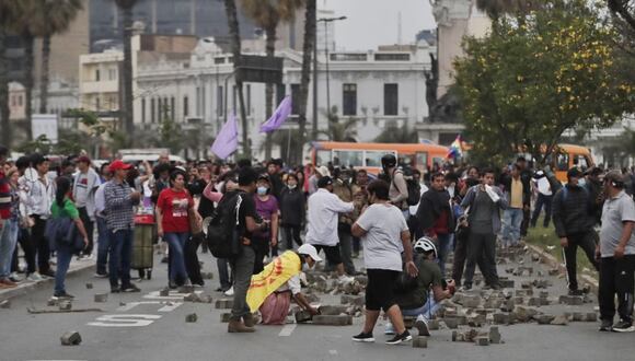 Disturbios en Cercado de Lima