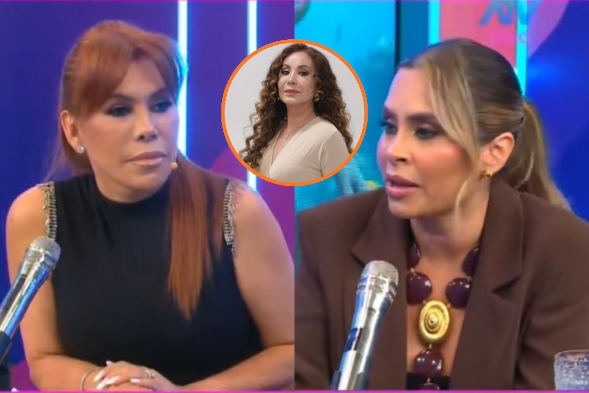 Magaly Medina le reprochó a Ethel Pozo por permitir comentarios de Janet Barboza. ( Captura Magaly TV/ Redes sociales)