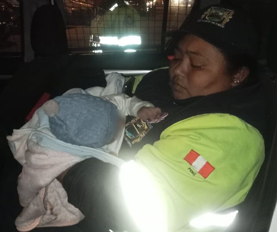 Serenazgo de San Martín de Porres rescató al bebé. Foto: Municipalidad de SMP