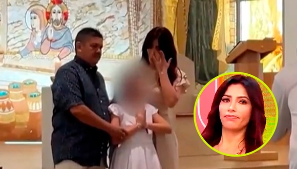 Milena Zárate celebró primera comunión de su hija