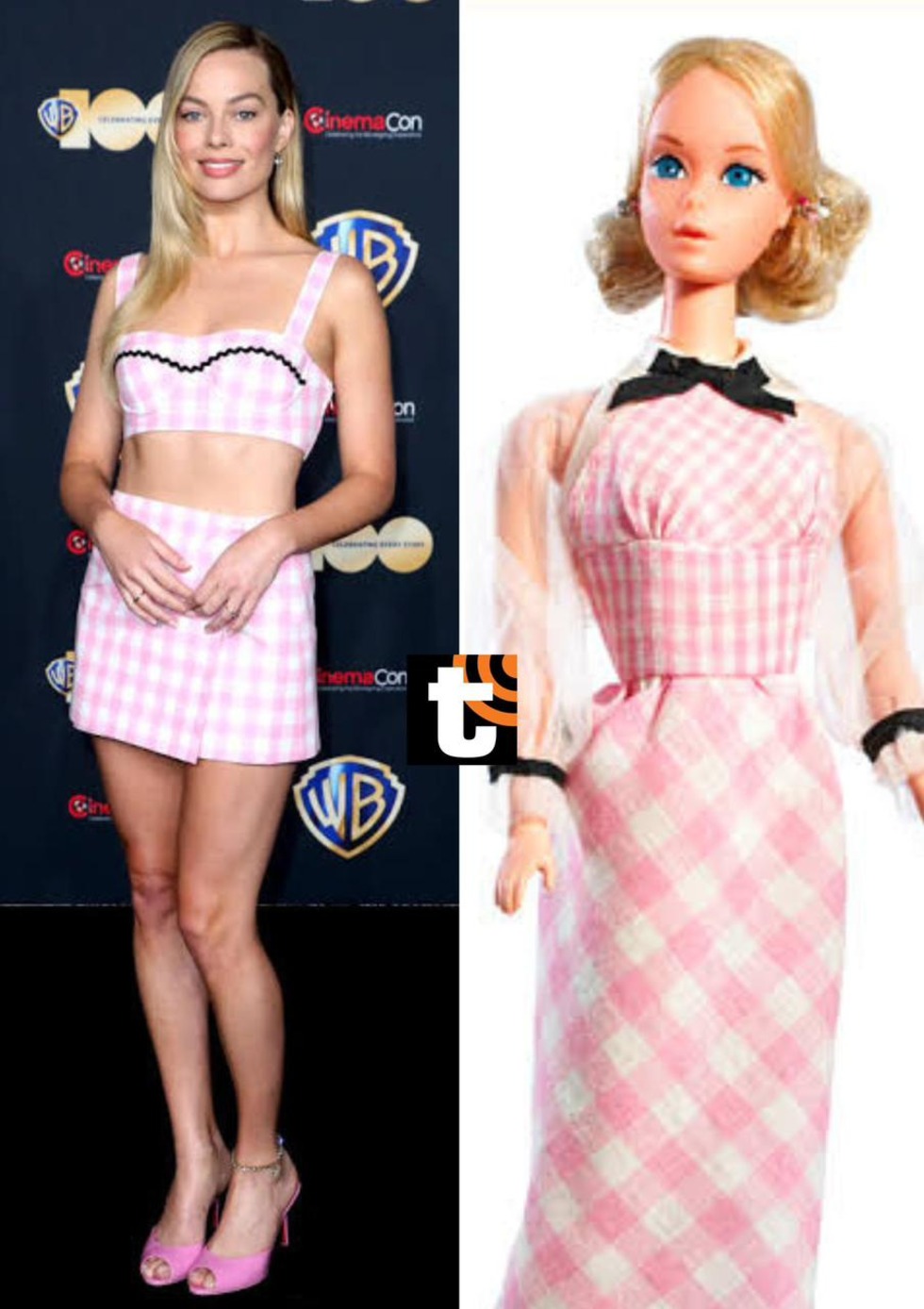 Para muchos de sus seguidores, la mejor opción para ser Barbie fue Margot Robbie. (Redes sociales)