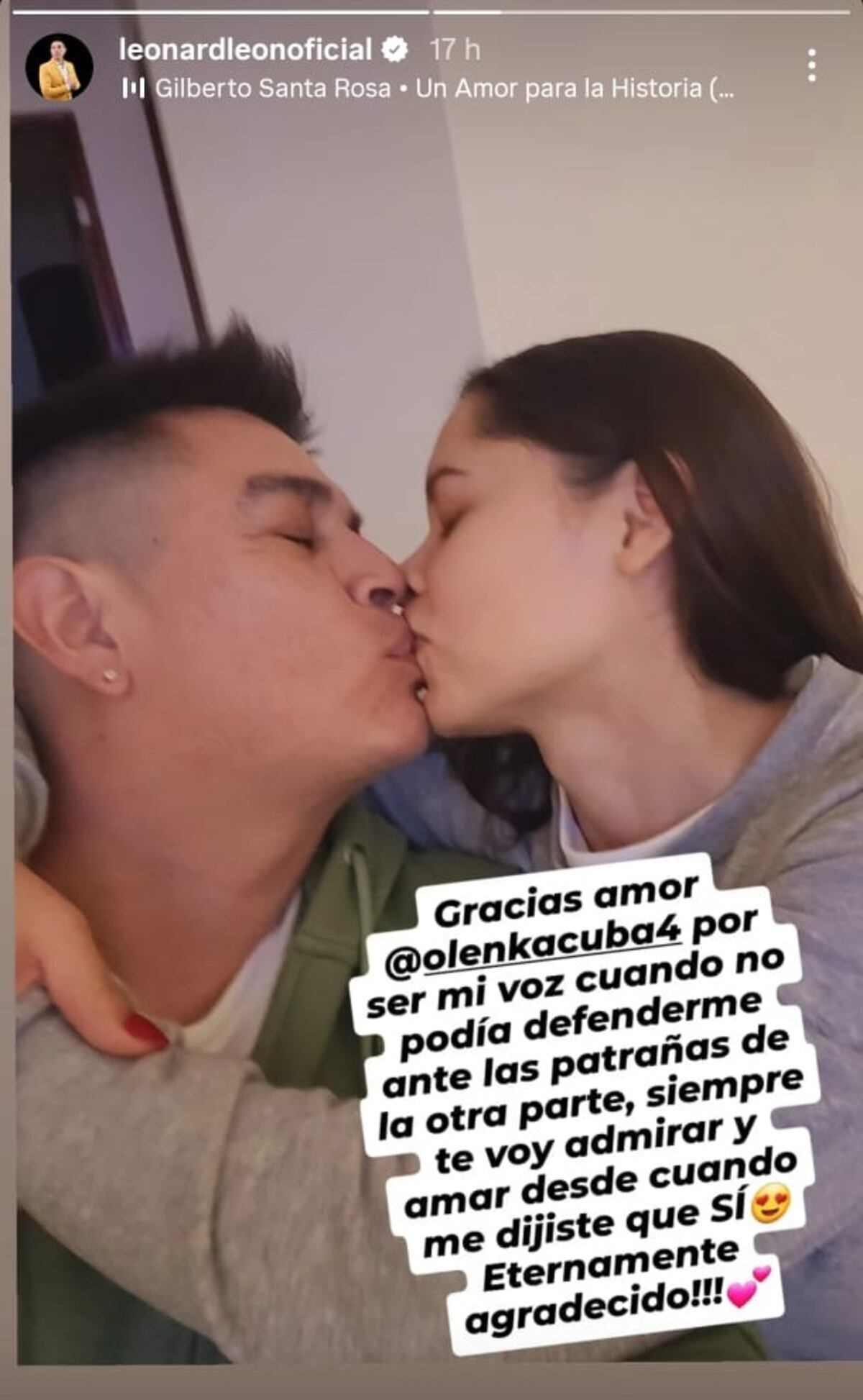 Leonard León agradece a Olenka Cuba por defenderlo frente a Karla Tarazona.