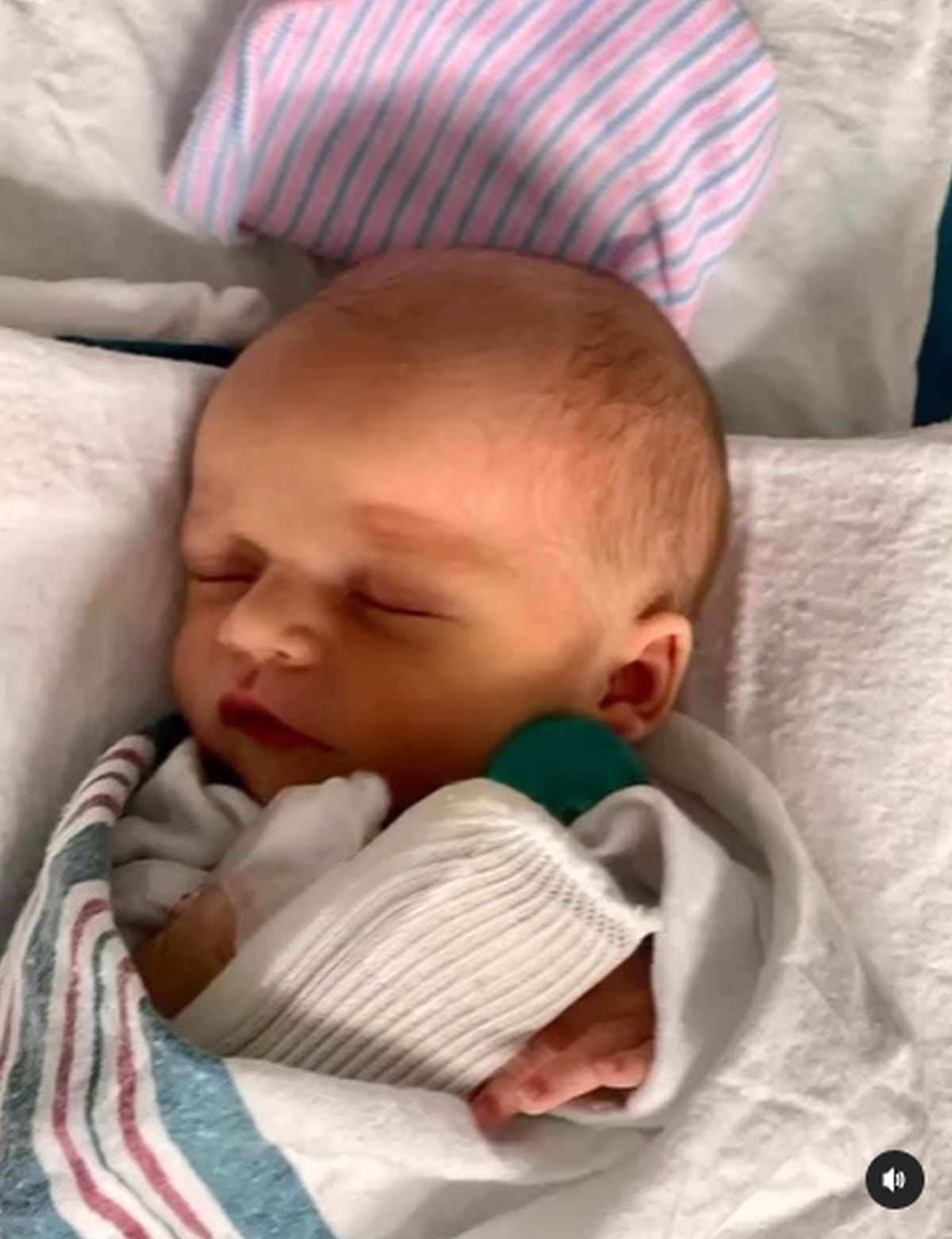 El rostro del bebé de la colombiana (Foto: Tanya Charry / Instagram)