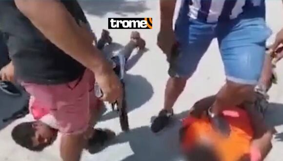 Tumbes: Grupo Terna frustra asalto a tienda de abarrotes y captura a dos criminales