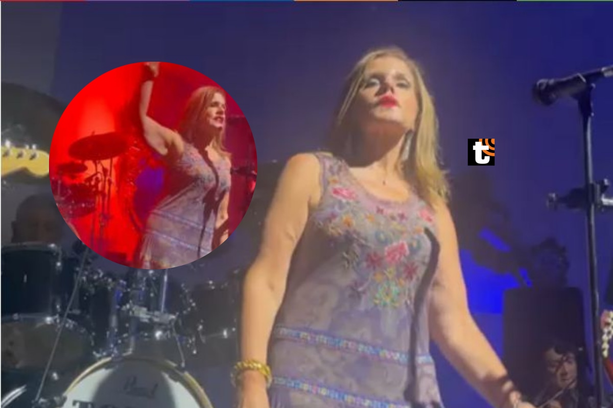 Mercedes Aráoz reapareció como cantante de la banda peruana Toilet Paper.