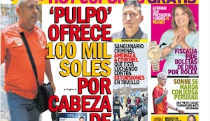 ‘PULPO’ OFRECE 100 MIL SOLES POR CABEZA DE REVOREDO