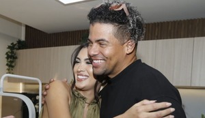 Michelle Soifer contó que su novio Gleyson es el consentido de su madre: engrió a su suegra con una torta para su cumple