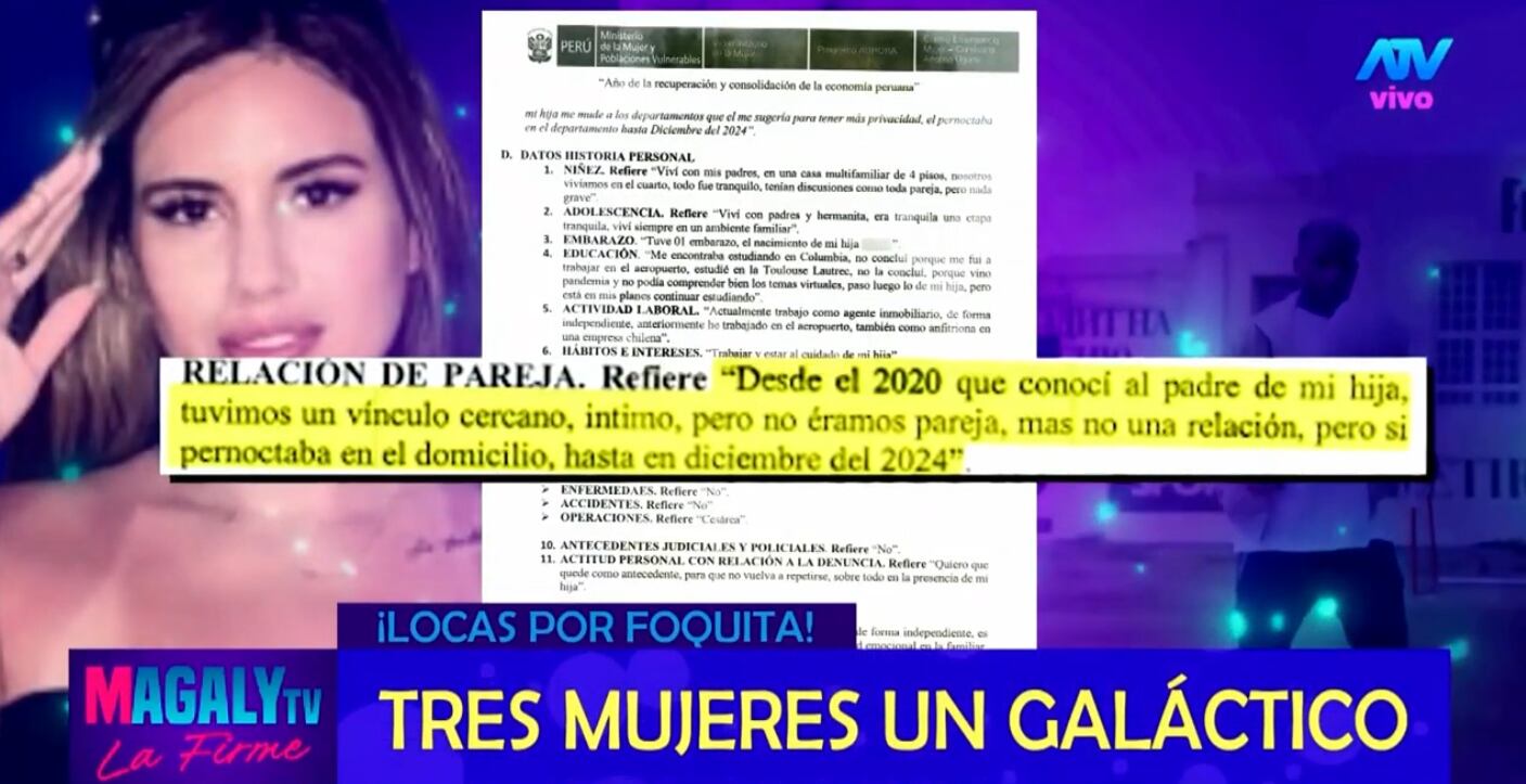 Magaly Medina no pasa por alto detalle en denuncia de Darinka Ramírez contra Jefferson Farfán.
