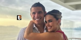 Aldo Corzo acompañó a su novia, la actriz Alessa Wichtel, en el estreno de la novela ‘Valentina valiente’