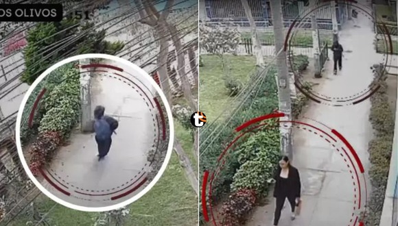 "La sigue, le dispara y no le roba nada": Cámaras captan segundos previos a ataque a mujer en Lima