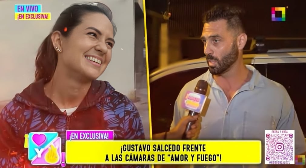 Gustavo Salcedo revela que sí sale con María Pía.