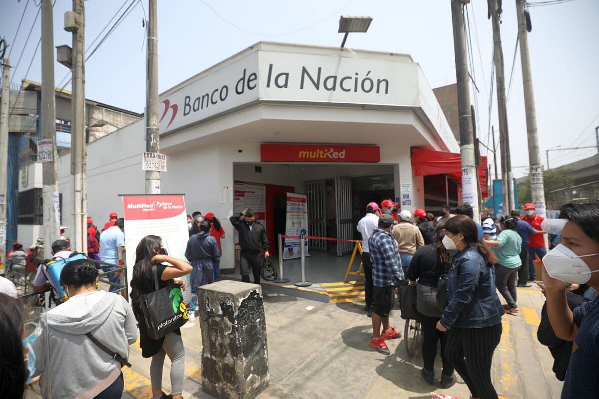 Hay un mejor comportamiento de beneficiarios del bono de 760 soles en agencias del Banco de la Nación, según funcionaria de la entidad financiera. (Foto: GEC)