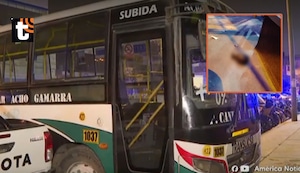 Terror en SMP: delincuentes lanzan granada de guerra a bus y empresa paraliza rutas por temor a nuevos atentados