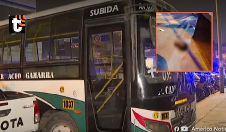 Terror en SMP: delincuentes lanzan granada de guerra a bus y empresa paraliza rutas por temor a nuevos a...