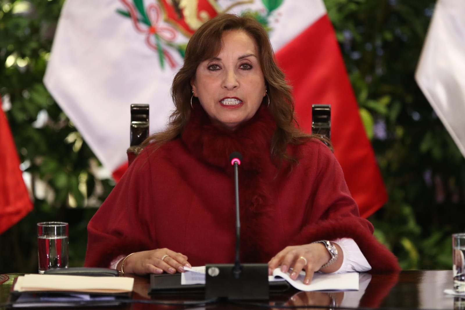 La presidenta Dina Boluarte anunció el Estado de Emergencia en San Juan de Lurigancho, San Martín de Porres y Sullana. (Foto: jorge.cerdan/@photo.gec)