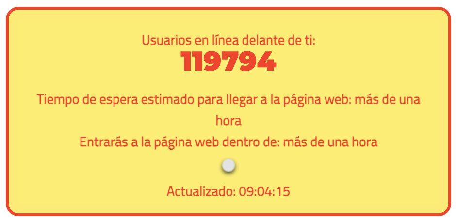 Fila para concierto de Bad Bunny en Lima. Foto: Captura de pantalla