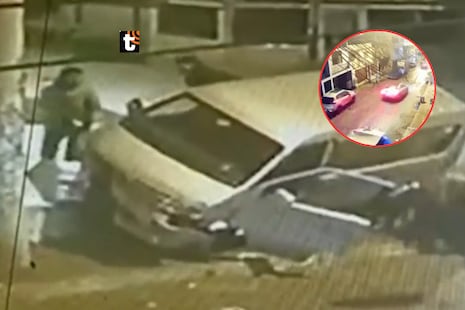 ¡De película! Mujer persigue a delincuentes que le robaron el celular y estos chocan la miniván en la que...
