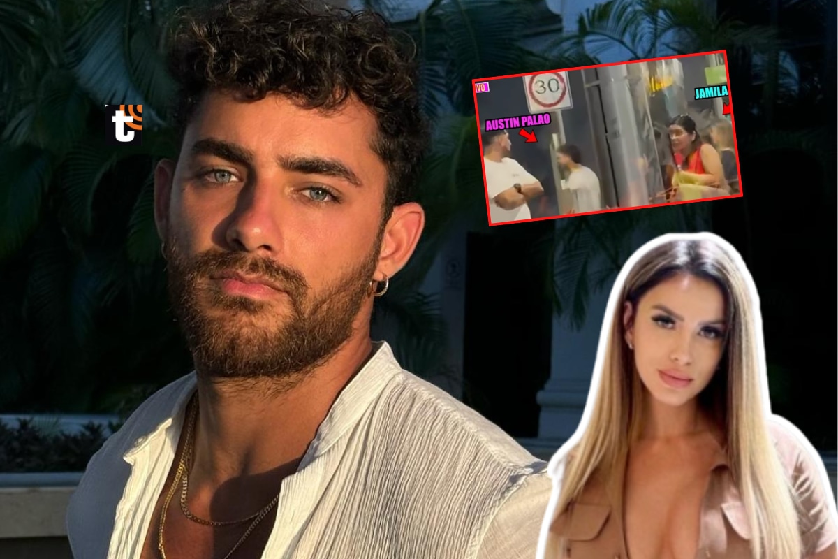 Austin Palao y Jamila Dahabreh fueron captados juntos tras una noche de juerga.