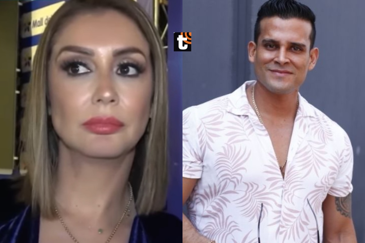 Karla Tarazona fue interceptada por las cámaras de 'Amor y fuego'.
