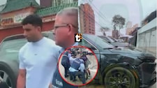 Said Palao involucrado en accidente vehicular: Su auto y una moto impactaron en Surco