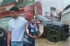 Said Palao involucrado en accidente vehicular: Su auto y una moto impactaron en Surco