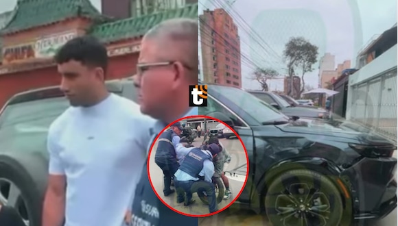 TROME - Said Palao involucrado en accidente vehicular: Su auto y una moto impactaron en Surco