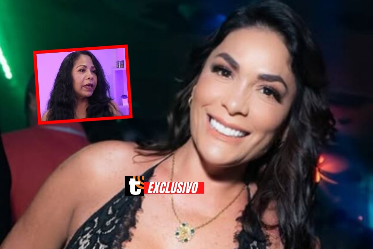 Evelyn Vela dejó vestido y alborotado a Waldir