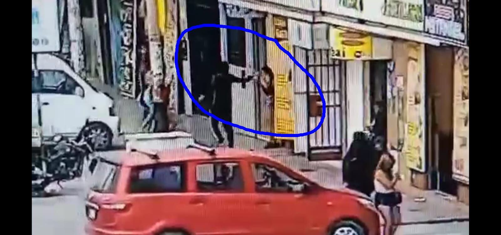 Momento de los disparos. | Reproducción de vídeo