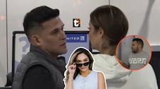 Esposo de Isabel Acevedo coincide con Domínguez y Karla en el aeropuerto: ¿Qué dijo de la boda?