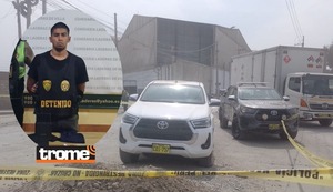 ¡DE PELÍCULA! Roban camionetón del año, secuestran a chofer y caen a balazos tras persecución