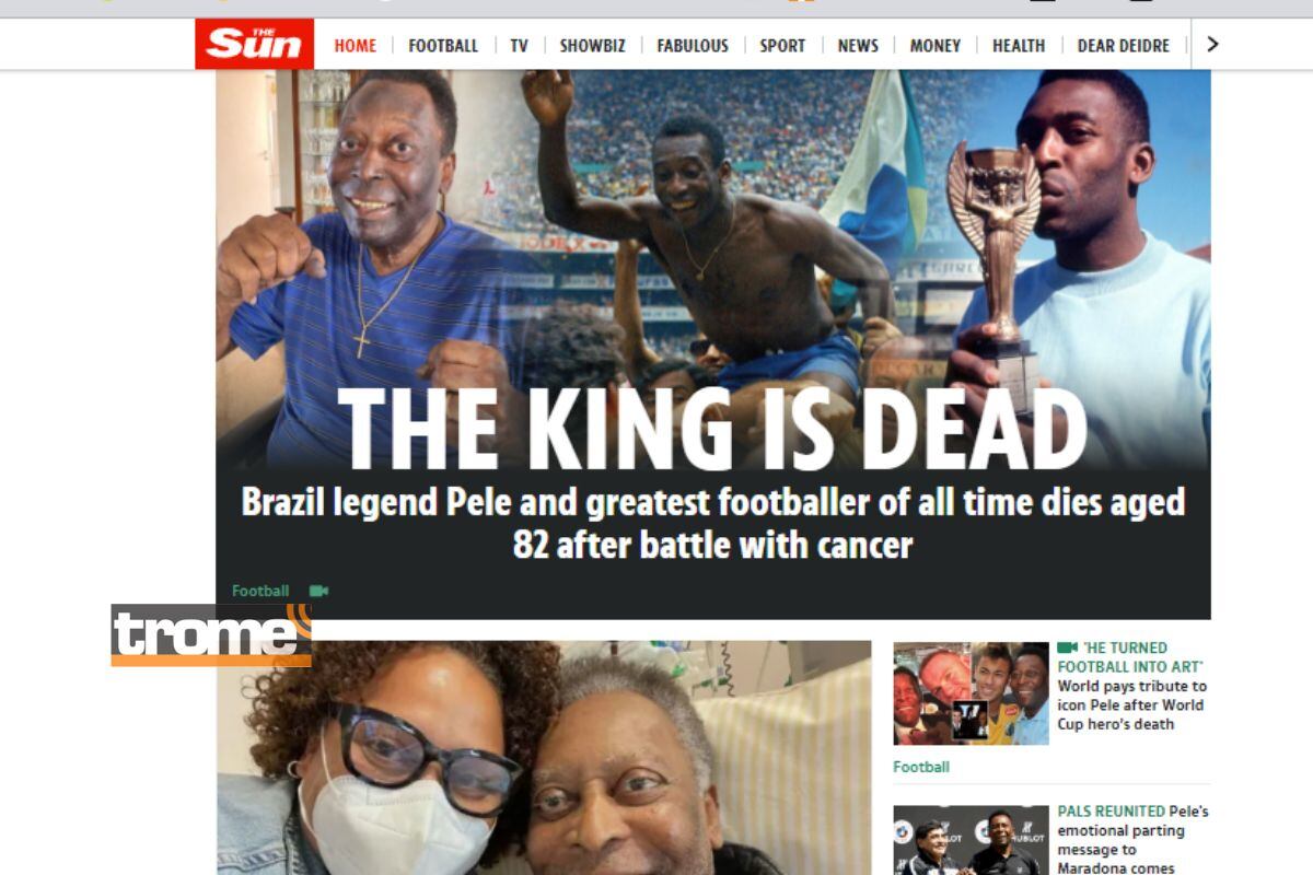 The Sun dedicó su edición al acontecimiento de fin de año (@thesun)