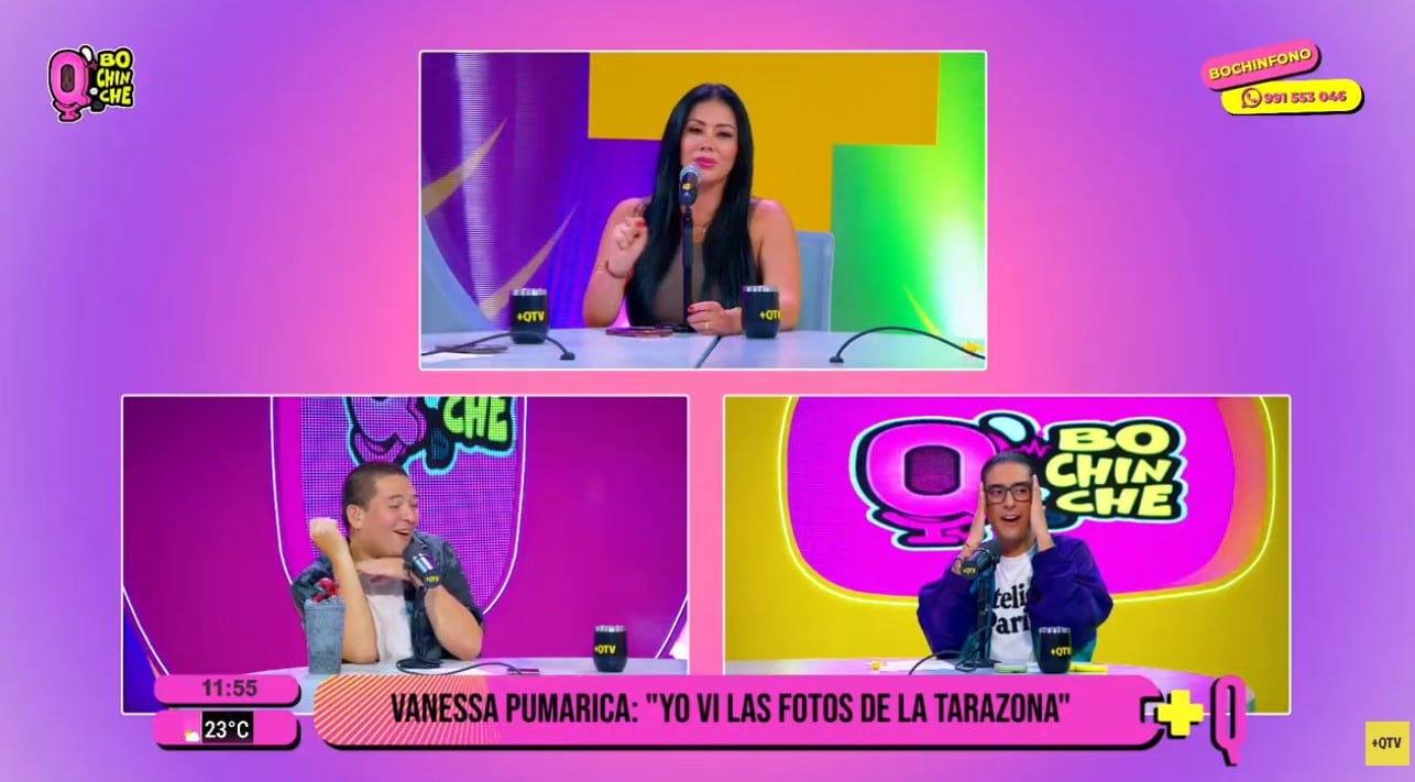 Vanessa Pumarica en 'Q´Bochinche'.