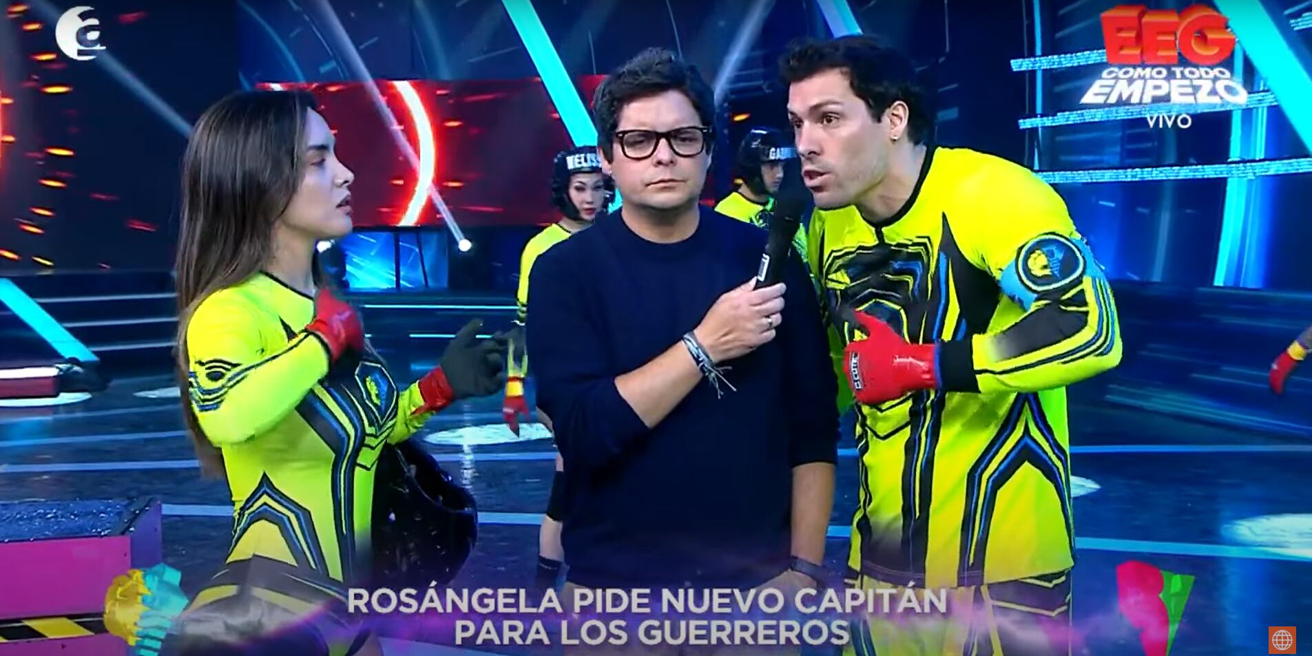 'Guerreros' se pelean en vivo. (Foto: América Televisión)