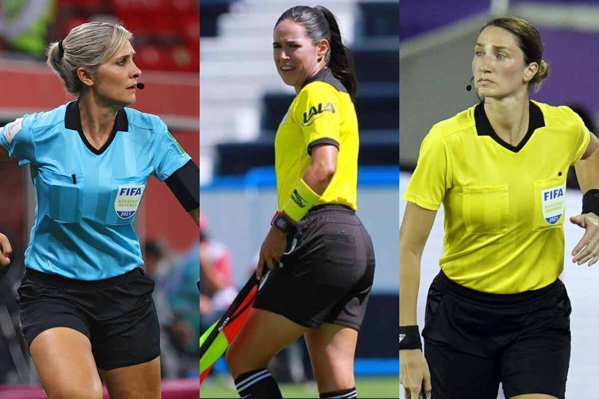 Neuza Back de Brasil, Karen Díaz Medina de México y Kathryn Nesbitt de Estados Unidos estarán en Qatar 2022. (Foto: Twitter)