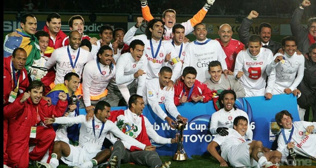 Martín Hidalgo consiguió el Mundial de Clubes en el 2006 con Inter de Porto Alegre